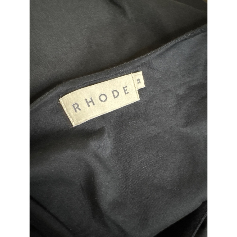 Rhode Black Eyelet Mini Dress Size XS - Picture 3 of 4